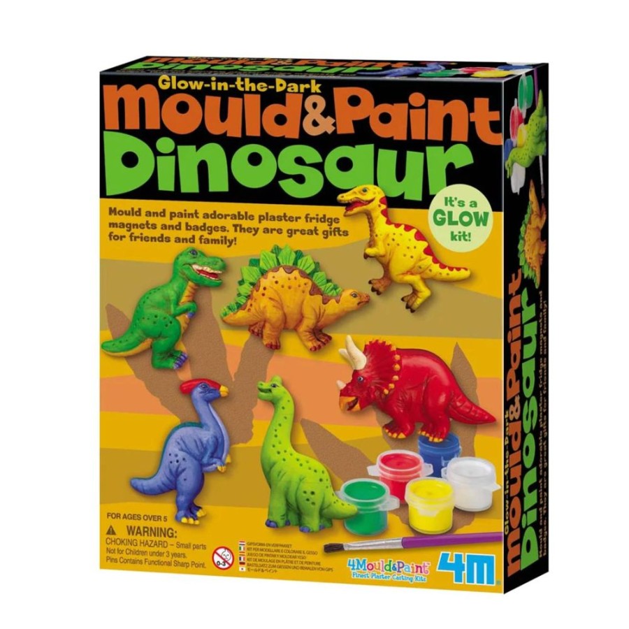 Arts & Crafts Toysmith | Mould & Paint Glow Dino