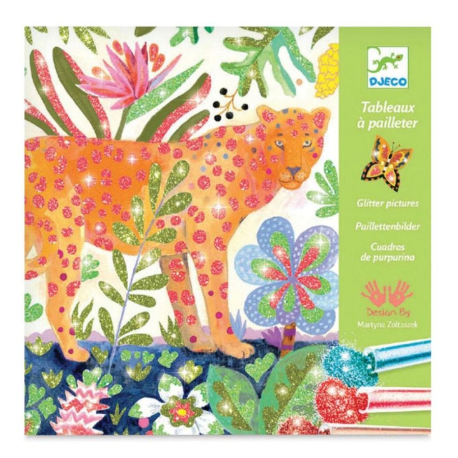 Arts & Crafts Djeco - US | Lga Glitter Boards - Tropico