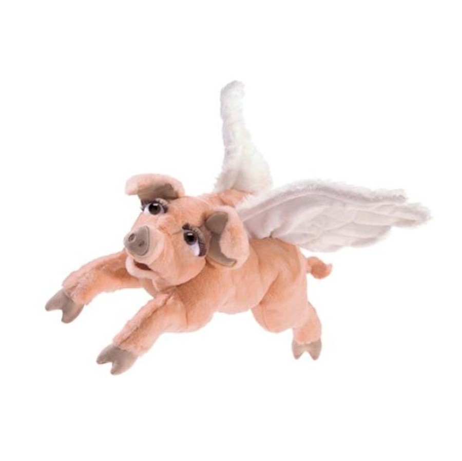 Plush & Puppets Folkmanis | Flying Pig Puppet