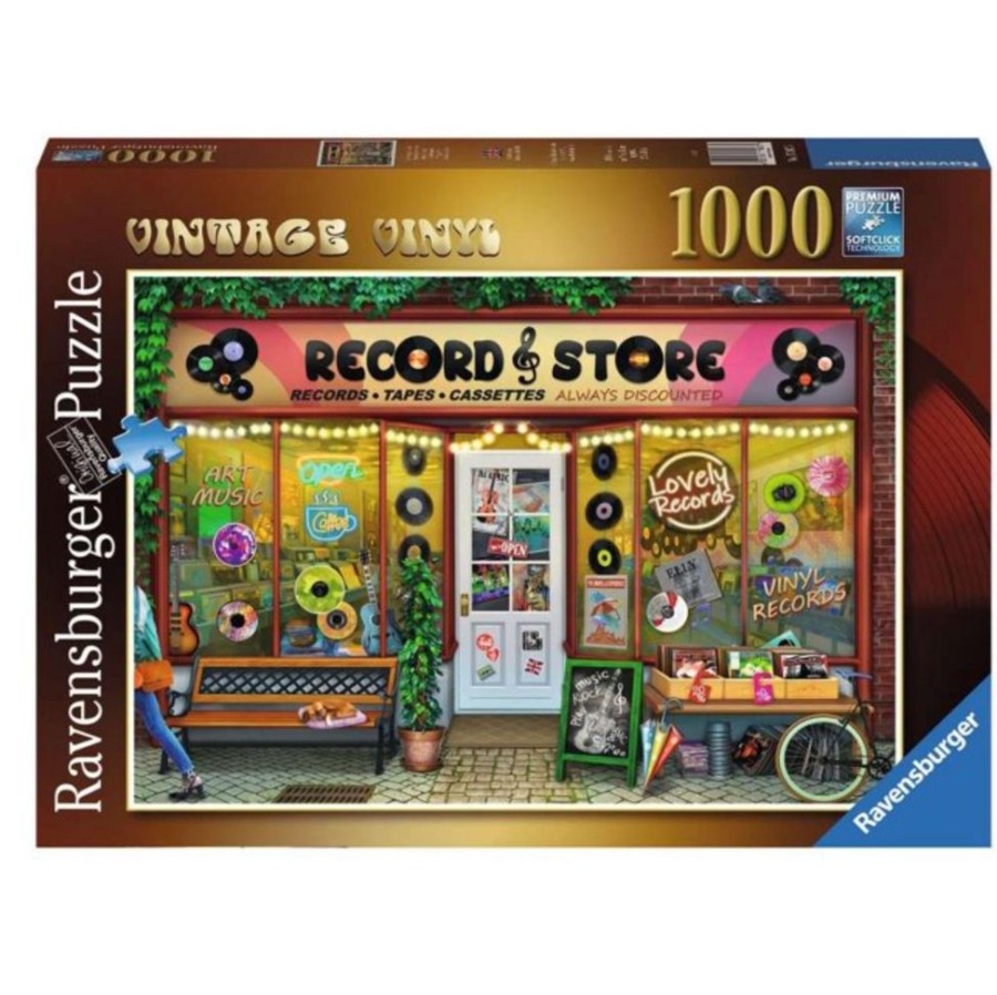 Puzzles Ravensburger | 17307 Vintage Vinyl 1000Pc Puzzle