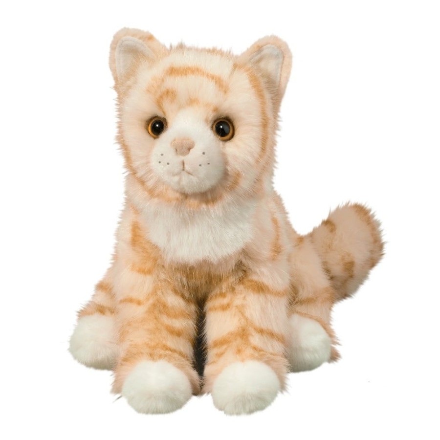 Plush & Puppets Douglas Cuddle Toys, Inc. | Adele Orange Stripe Cat