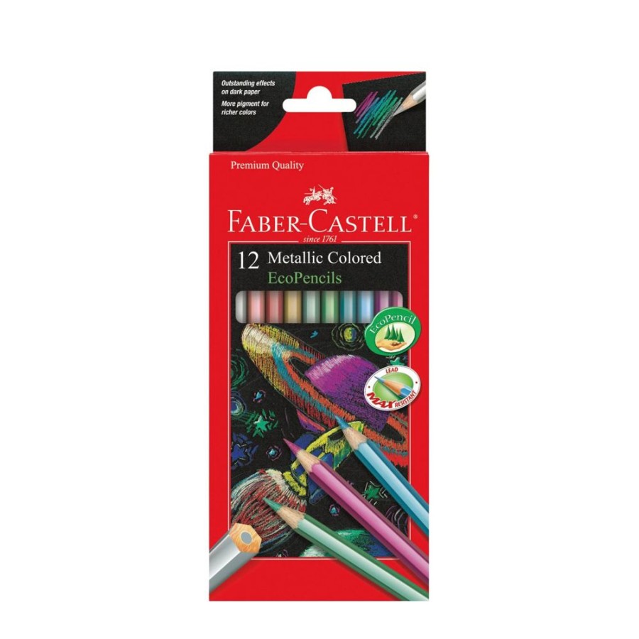 Arts & Crafts Faber-Castell | Metallic Colored 12Pc Ecopencils