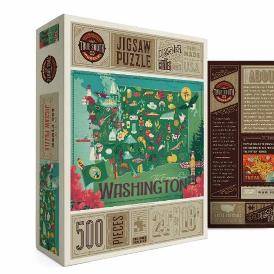 Puzzles True South Puzzle | Washington State 500Pc Puzzle