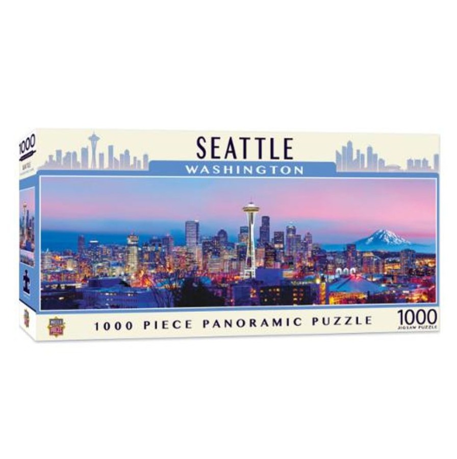 Puzzles MasterPieces Puzzle Company | Seattle 1000Pc Panoramic Puzzle