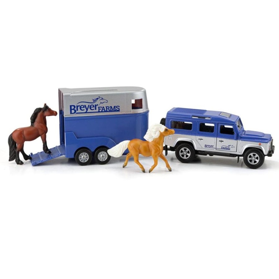 Figurines Reeves Intl. Inc. | Land Rover Tag-A-Long Horse Trailer