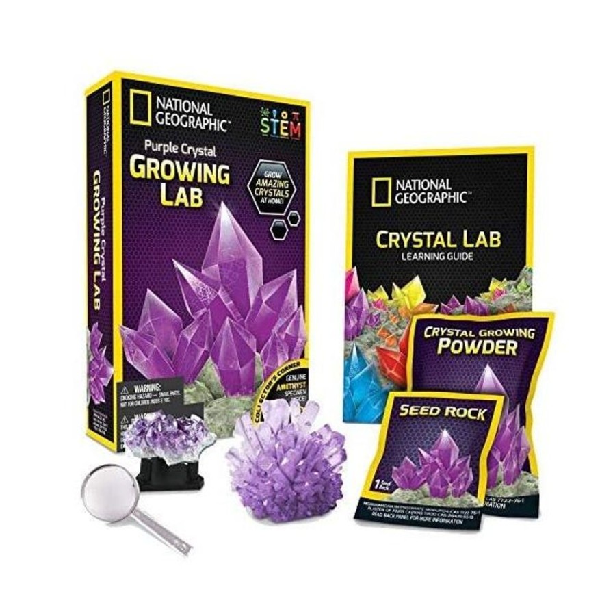 Science JMW Sales Inc dba Dr. Cool Science | National Geographic Purple Crystal Growing Lab