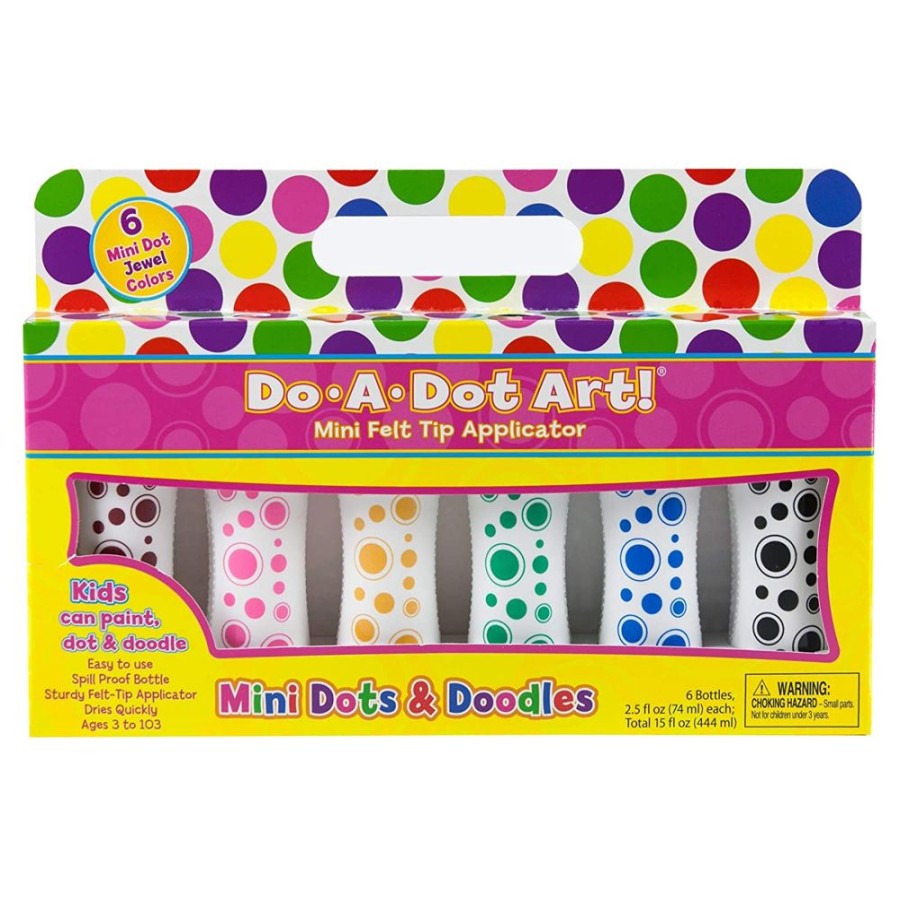 Arts & Crafts DO-A-DOT Art! | Do-A-Dot Art! 6Pc Mini Jewel Marker Set