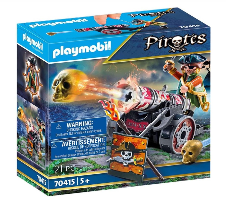 Pretend Play Playmobil USA, Inc. | 70415 Pirate With Cannon