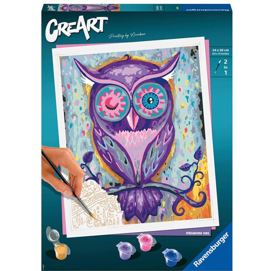 Arts & Crafts Ravensburger | Paint By Number: Dreaming Owl