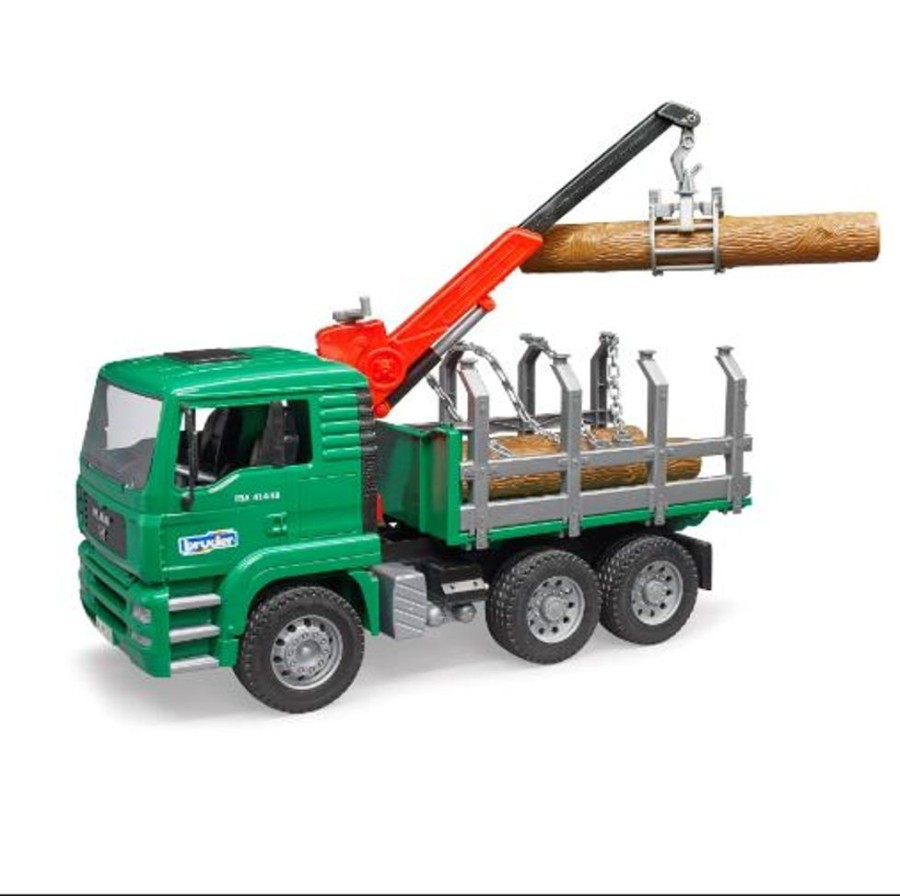 Vehicles Bruder Toys America, Inc. | Timber Truck & Crane (02769)