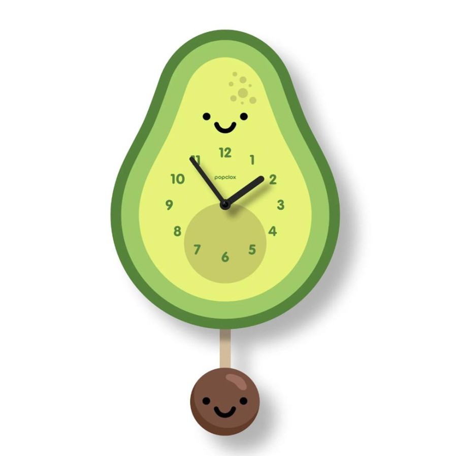 Lifestyle Modern Moose - Popclox | Popclox Avocado Pendulum Clock