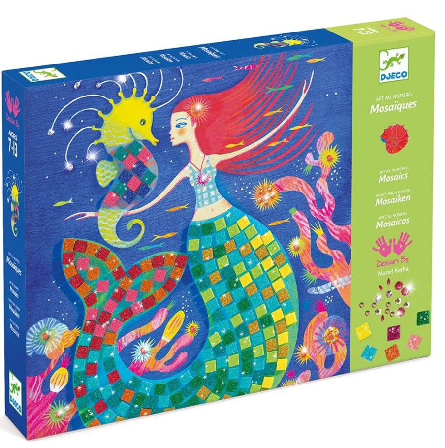 Arts & Crafts Djeco - US | Lga Mermaid Song Mosaic Kit