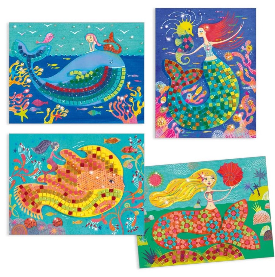 Arts & Crafts Djeco - US | Lga Mermaid Song Mosaic Kit