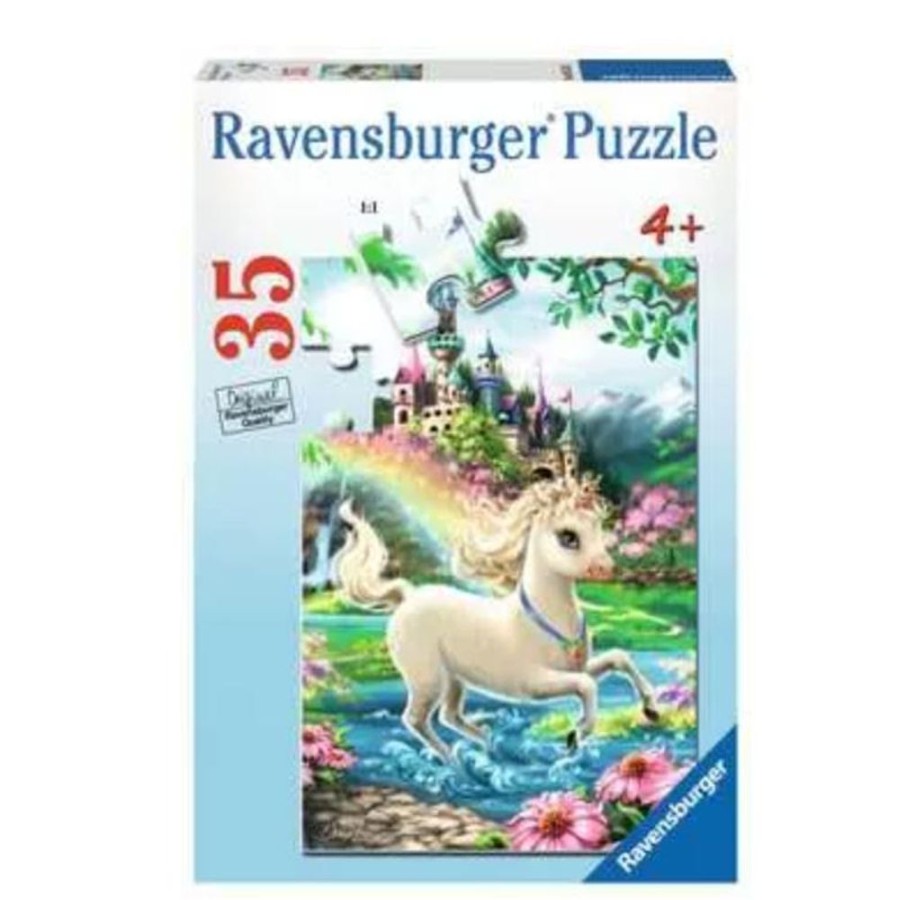 Puzzles Ravensburger | Unicorn Castle 35Pc Puzzle