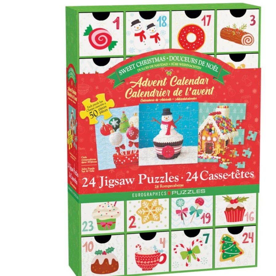 Seasonal Eurographics | Sweets 24Pc Puzzle Advent