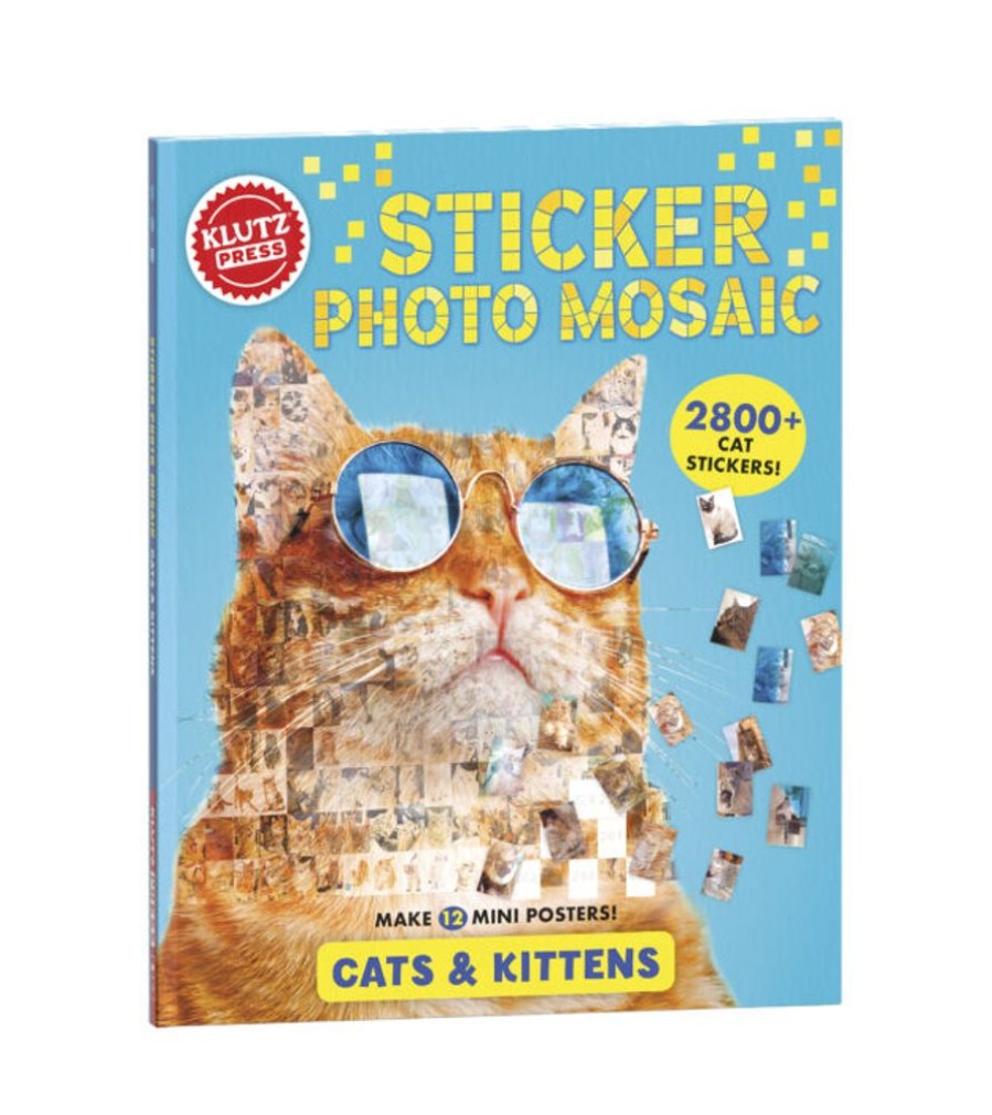 Arts & Crafts Klutz - Scholastic | Cats & Kittens Sticker Photo Mosaics