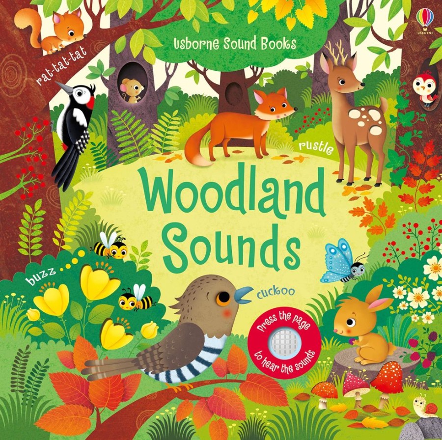 Books HarperCollins | Usborne Woodland Sounds Book