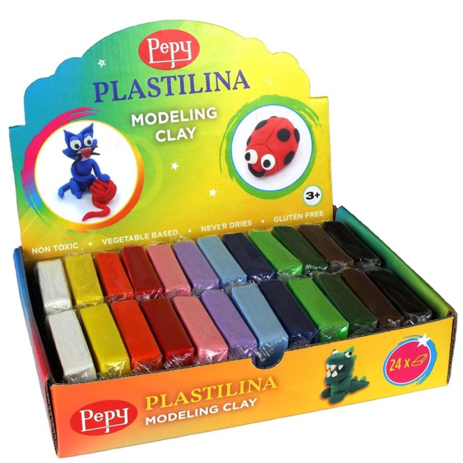 Arts & Crafts Trussart Designs | Pepy - Plastilina 24Pc Set