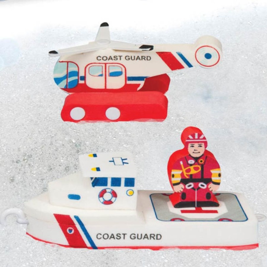 Infant & Toddler Just Think Toys, Inc. | Coast Guard Bathblocks Gift Box