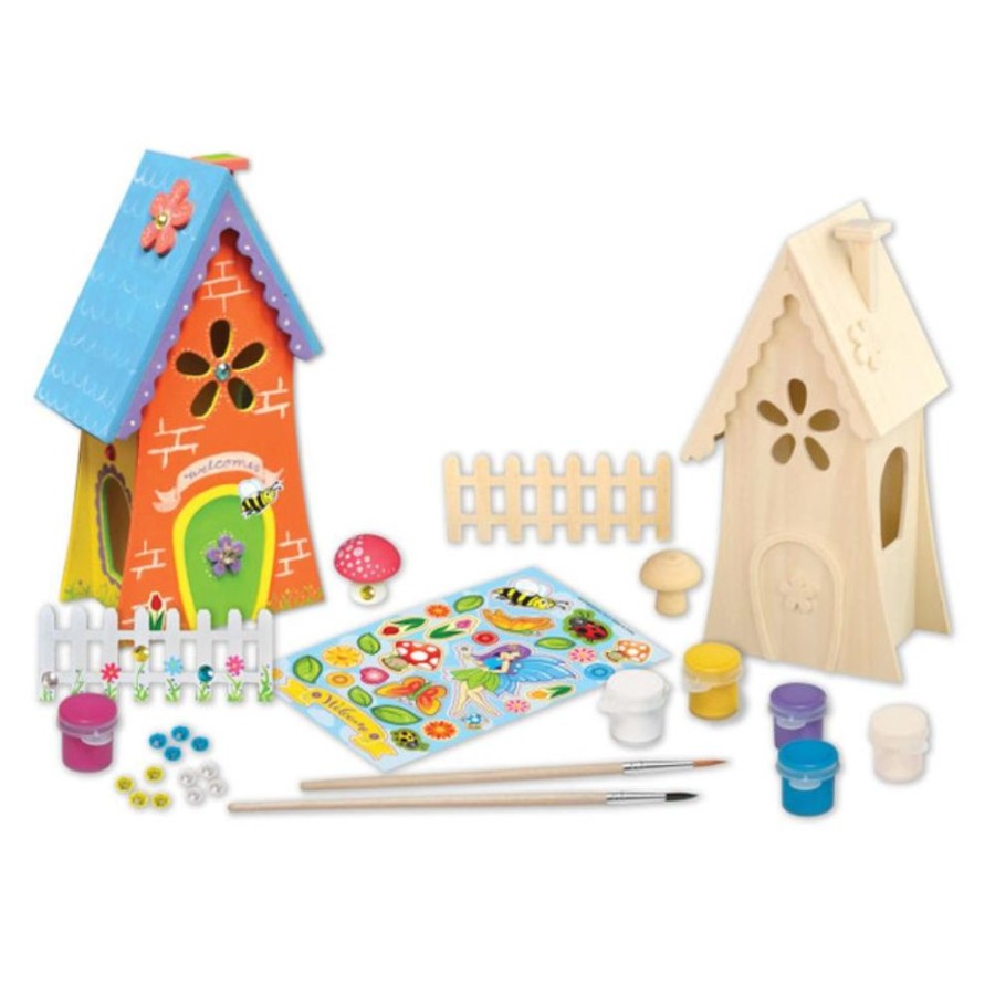 Arts & Crafts MasterPieces Puzzle Company | Classic Wood Paint Kit - Fairy Garden