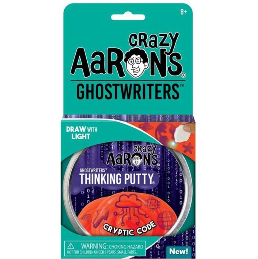 Novelty Crazy Aaron's Putty World | 4In Cryptic Code Thinking Putty