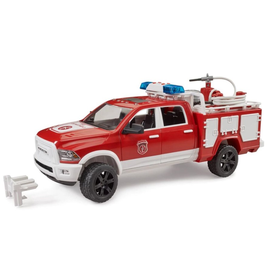 Vehicles Bruder Toys America, Inc. | 02544 Ram Fire Rescue Truck W/ Light & Sound Module