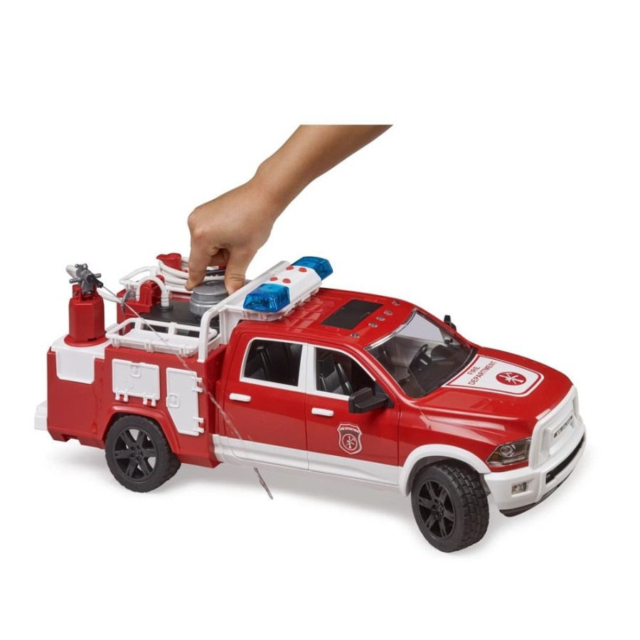 Vehicles Bruder Toys America, Inc. | 02544 Ram Fire Rescue Truck W/ Light & Sound Module