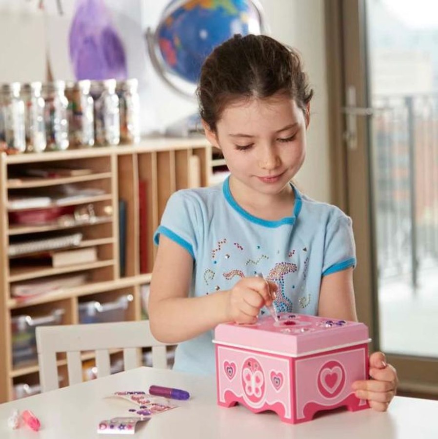 Arts & Crafts Melissa & Doug | Design-Your-Own Jewelry Box