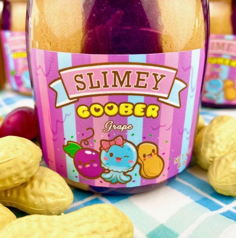 Novelty Kawaii Slime Company | Slimey Goober Grape Cloud Creme Slime