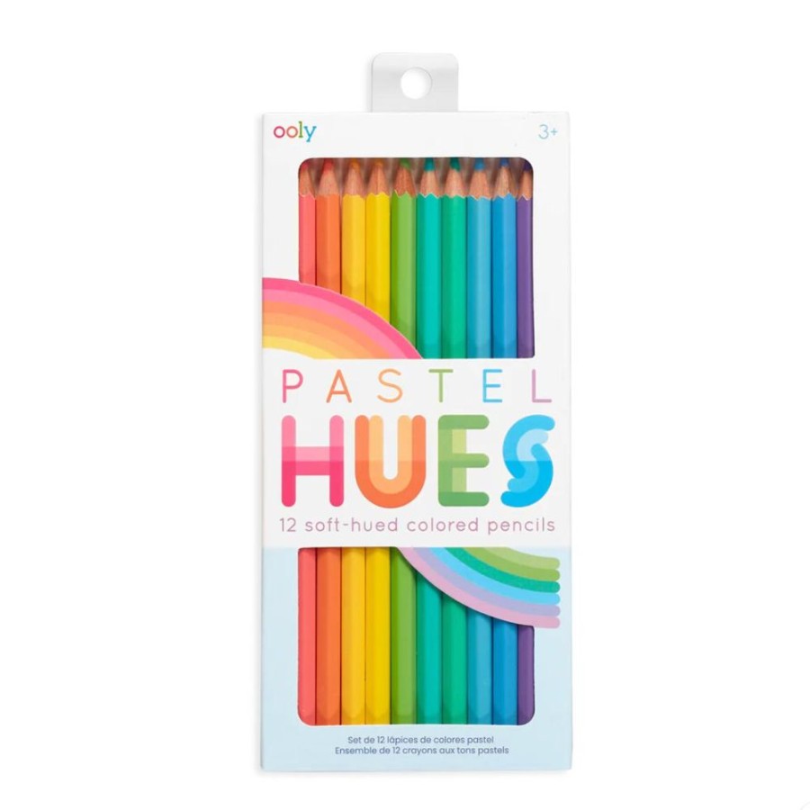 Arts & Crafts Ooly dba International Arrivals | Pastel Hues Colored Pencils 12Pk