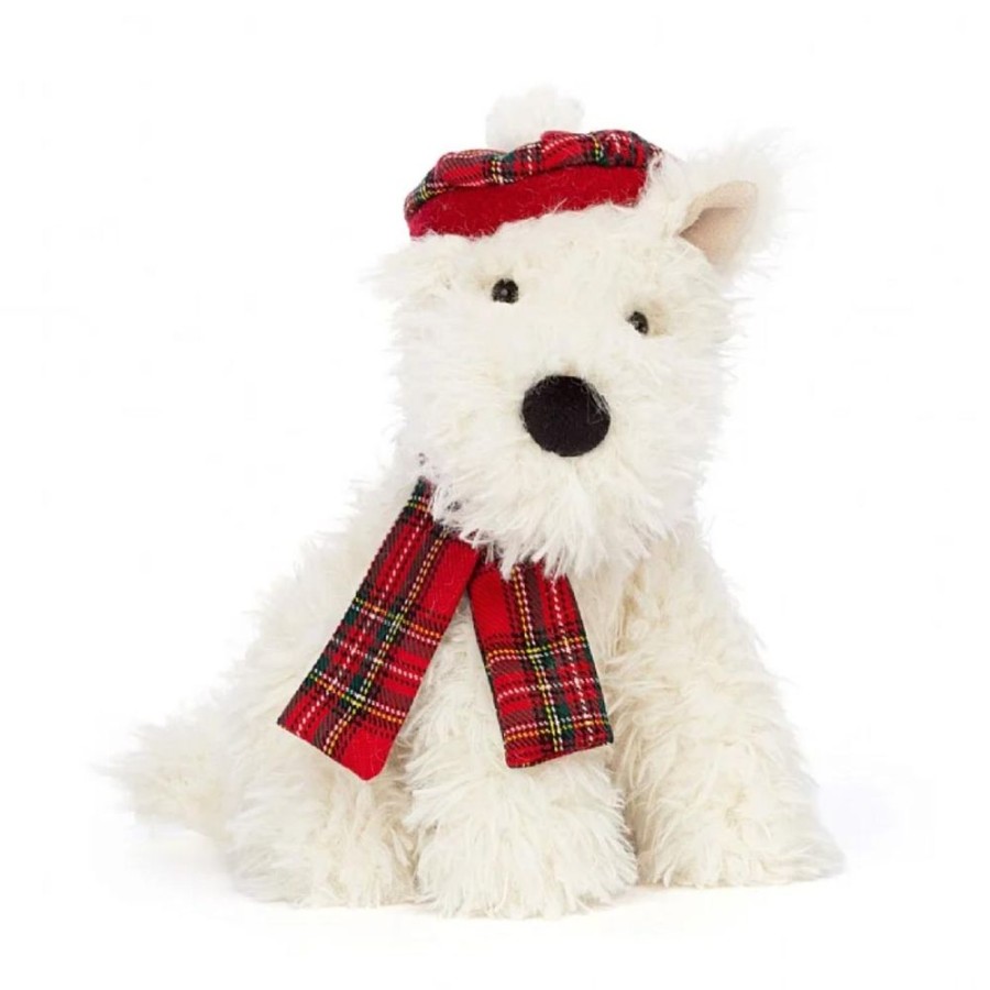 Plush & Puppets Jellycat, Inc. | Winter Warmer Munro Scottie Dog