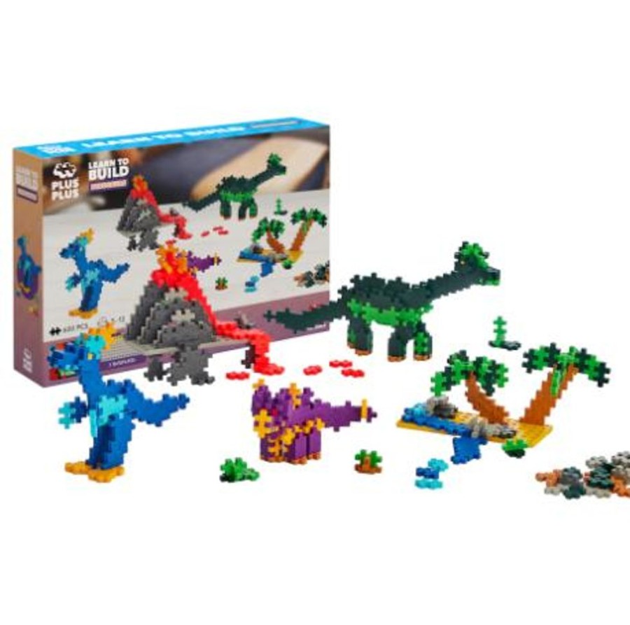 Construction Plus-Plus USA | Learn To Build Dinosaurs