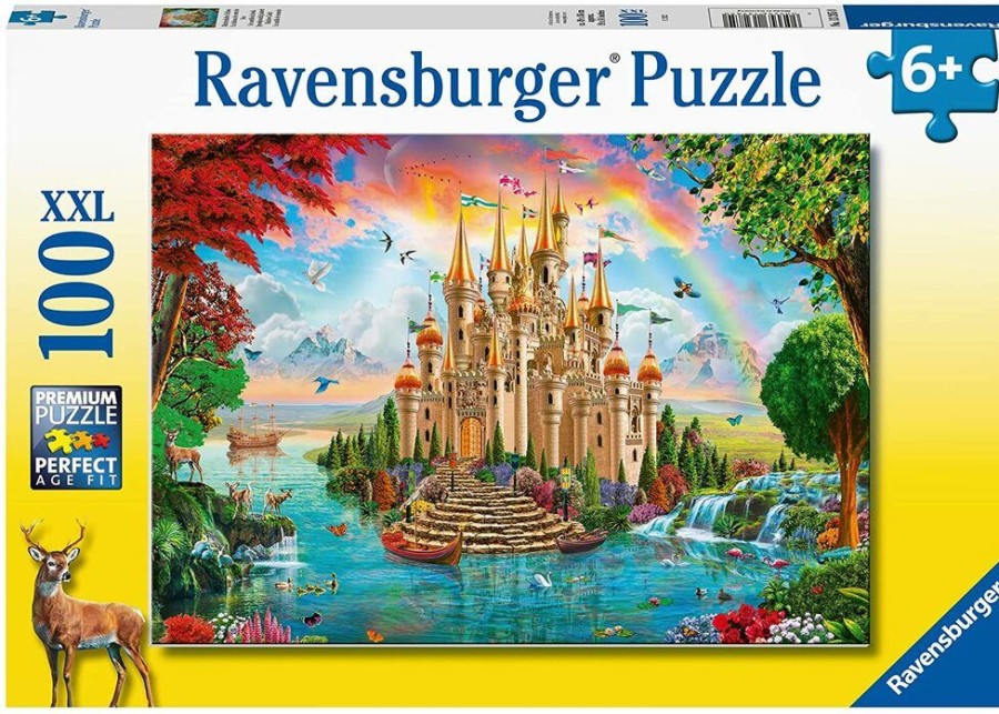 Puzzles Ravensburger | Rainbow Castle 100Pc Puzzle