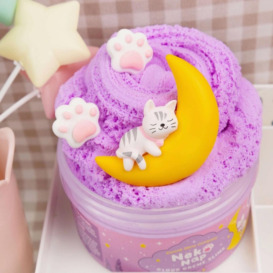 Novelty Kawaii Slime Company | Neko Nap Cloud Creme Slime