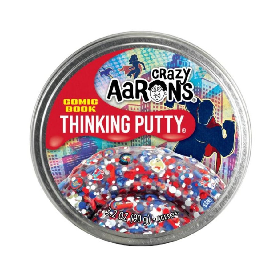 Novelty Crazy Aaron's Putty World | 4In Comic Book Thinking Putty