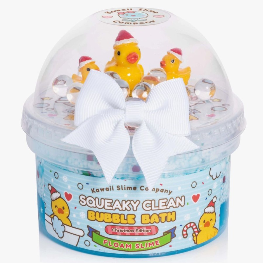 Seasonal Kawaii Slime Company | Christmas Squeaky Clean Bubble Bath Foam Slime