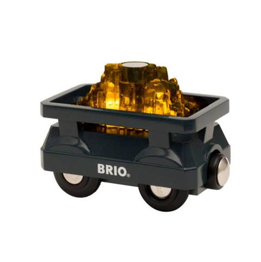 Vehicles Ravensburger | Brio Light Up Gold Wagon