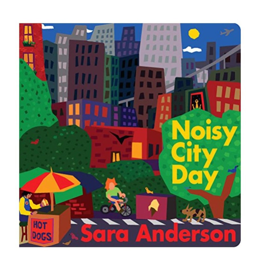 Books Sara Anderson | Noisy City Day Board Book Sara Anderson