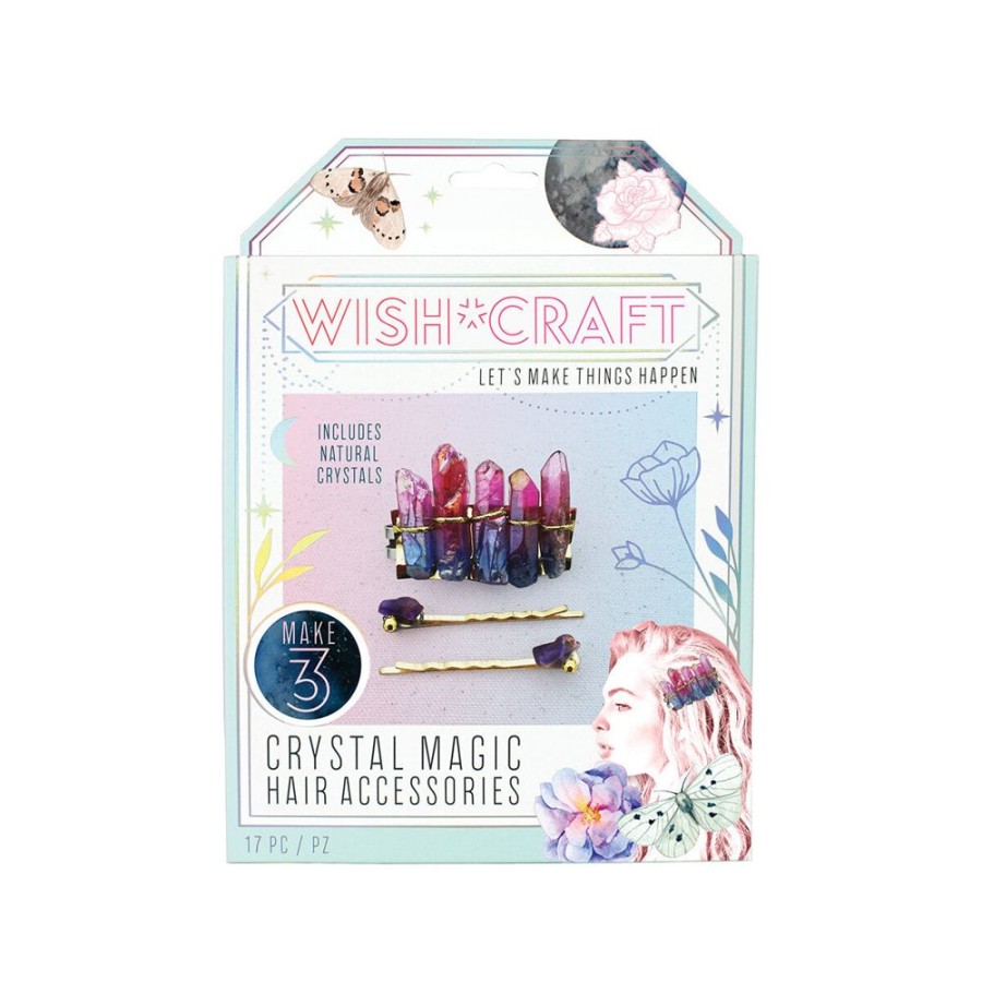 Arts & Crafts Bright Stripes | Crystal Magic Hair Accessories Kit