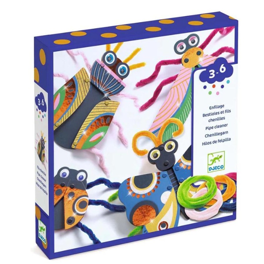 Arts & Crafts Djeco - US | Lpa 3D Collage - Fuzzy Bugs