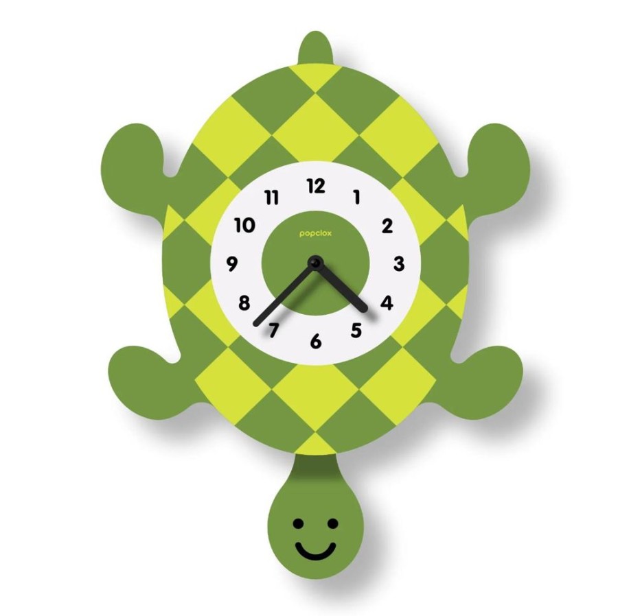 Lifestyle Modern Moose - Popclox | Popclox Turtle Pendulum Clock