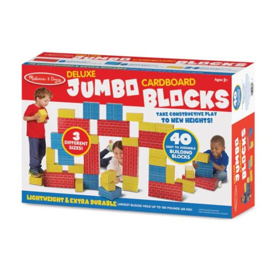 Construction Melissa & Doug | Jumbo Cardboard Blocks