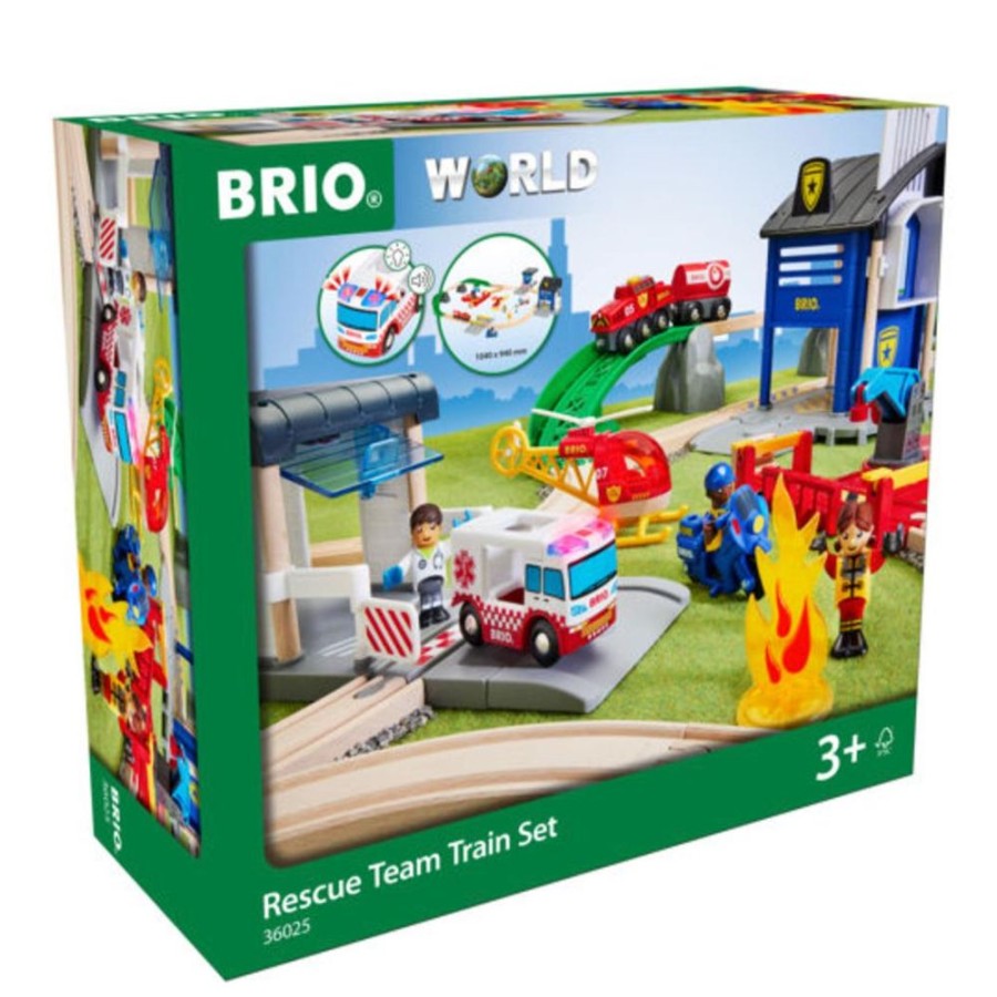 Vehicles Ravensburger | 36025 Rescue Team Train Set - Brio