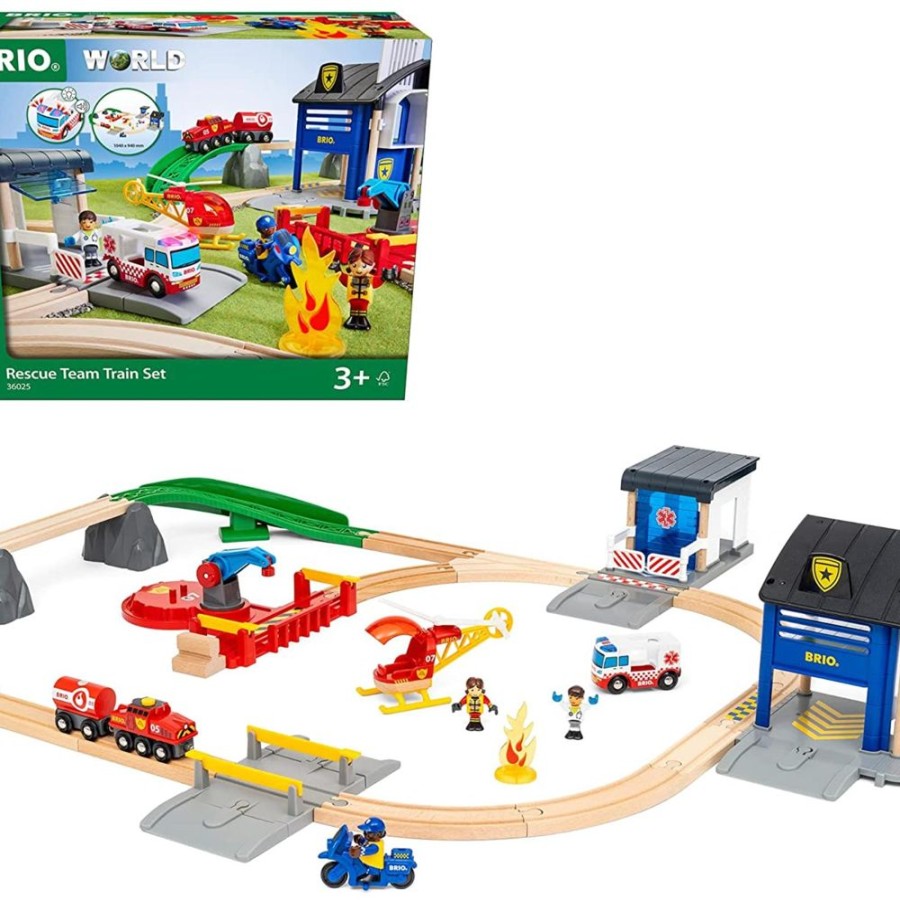 Vehicles Ravensburger | 36025 Rescue Team Train Set - Brio