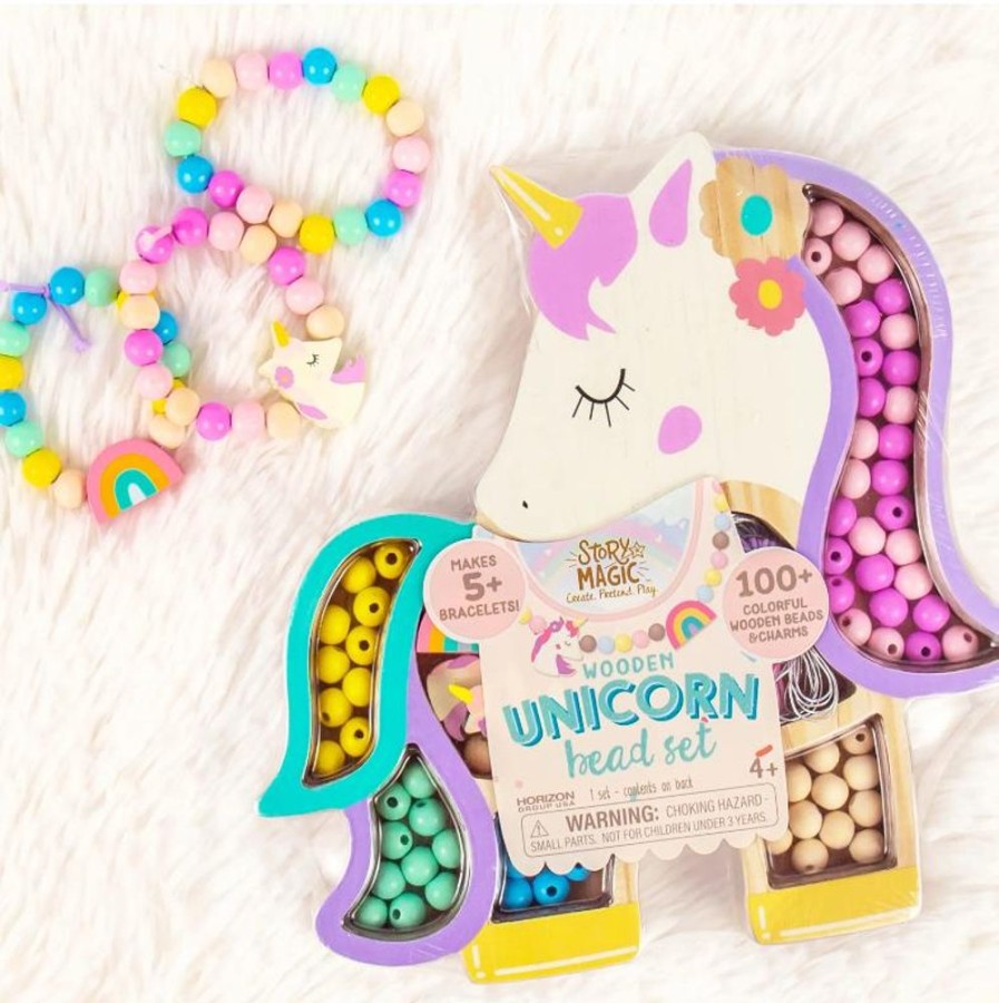 Arts & Crafts US Toy Company | Unicorn Wooden Bead Set