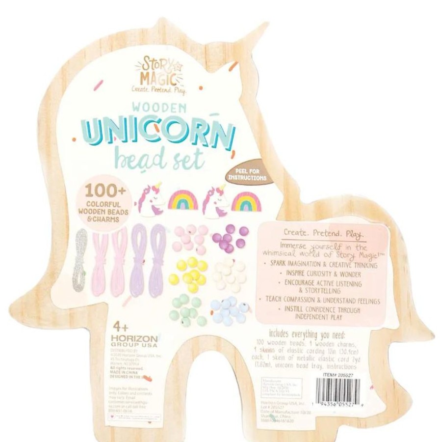 Arts & Crafts US Toy Company | Unicorn Wooden Bead Set