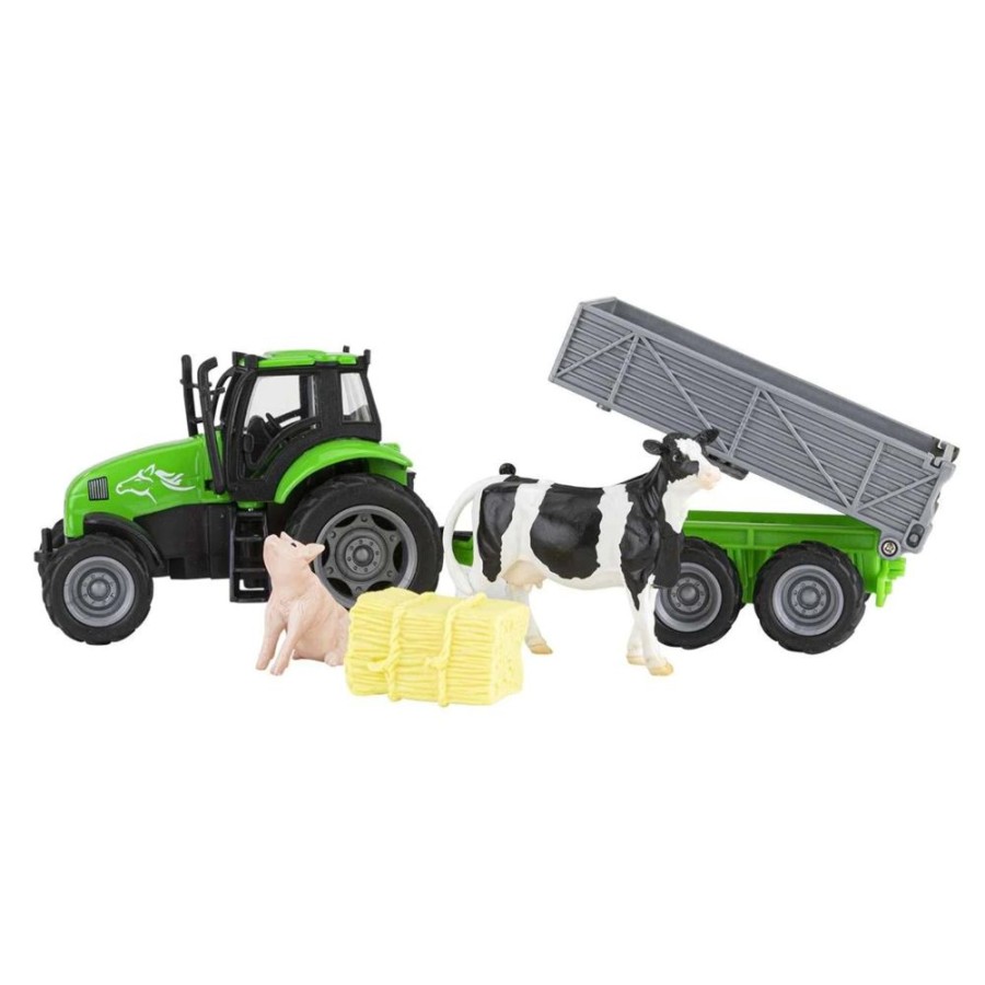 Figurines Reeves Intl. Inc. | Breyer Farms Tractor & Wagon Set