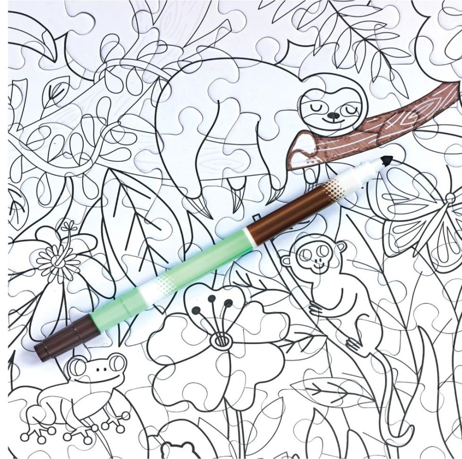 Arts & Crafts Faber-Castell | Color-By-Number Puzzles: Jungle