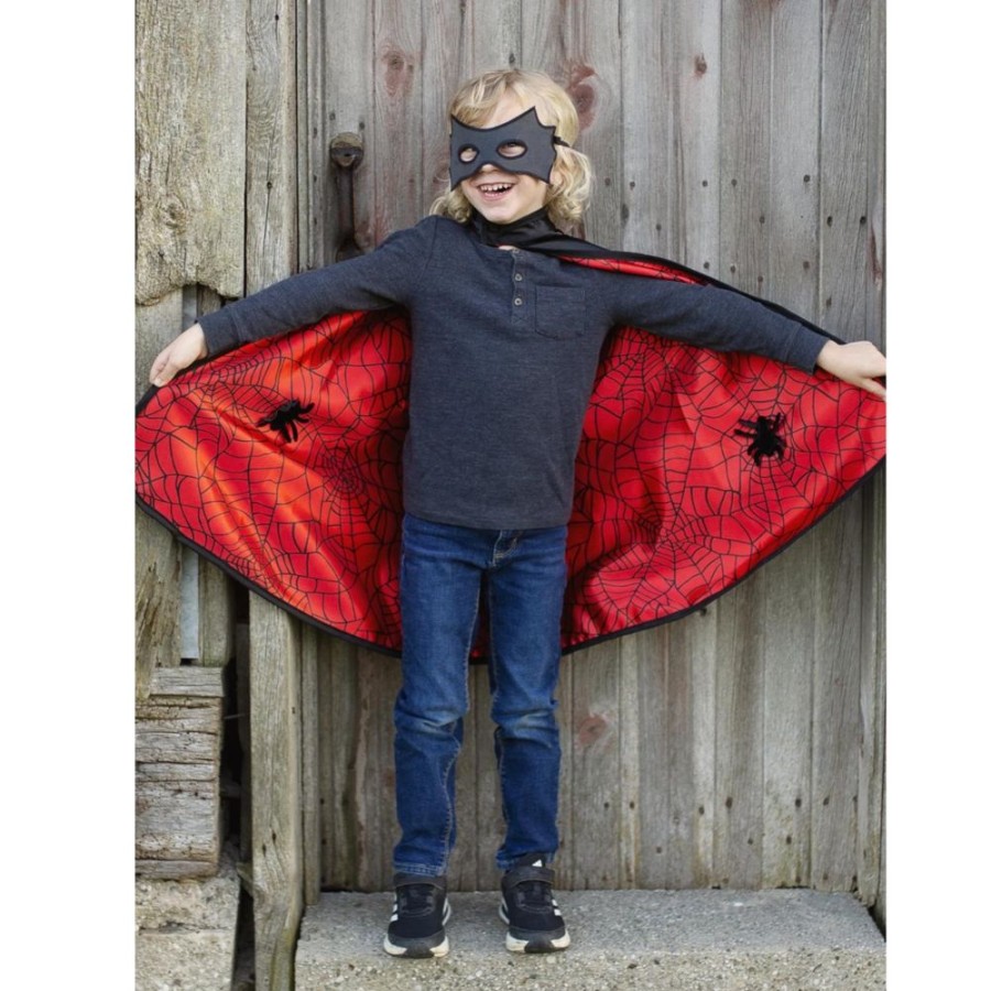 Pretend Play Creative Education of Canada | Reversible Spider/Bat Cape & Mask, Size 3-4