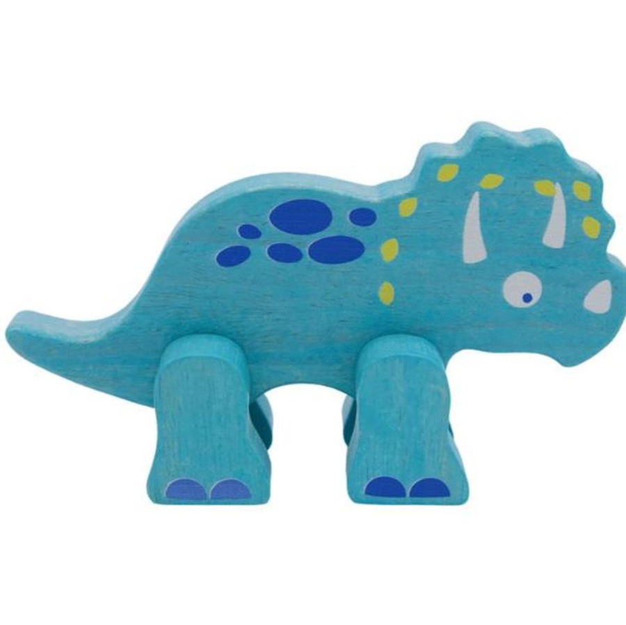 Infant & Toddler Begin Again Toys | Posable Dinosaurs: Triceratops